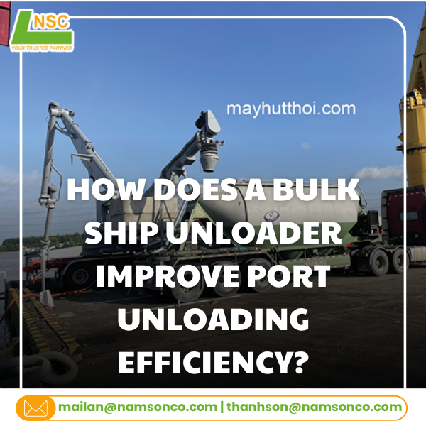 How does a bulk ship unloader improve port unloading efficiency?
