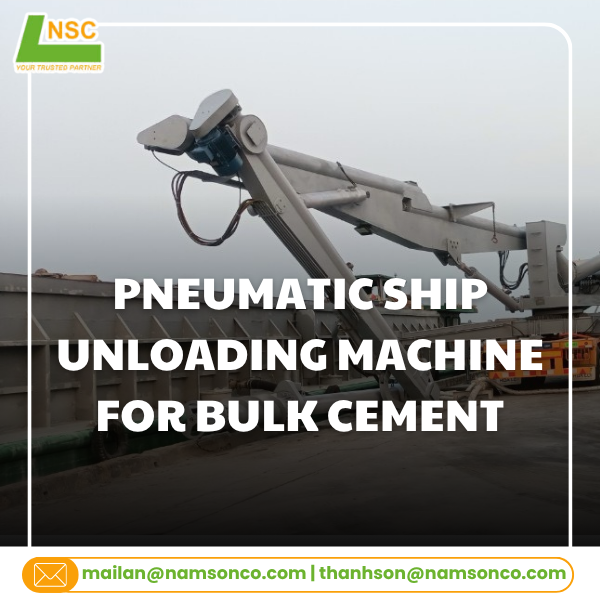 Pneumatic Ship Unloading Machine For Bulk Cement High Efficiency Port Handling Equipment Reliable Marine System