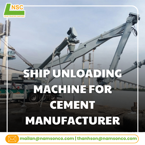 Ship Unloading Machine for Cement Manufacturer for Bulk Material Transfer