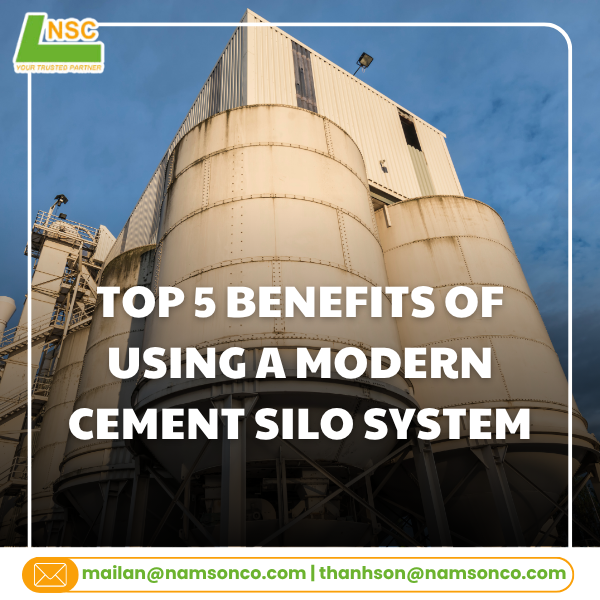Top 5 benefits of using a modern cement silo system