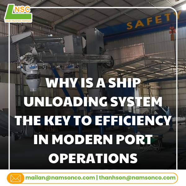 Why is a ship unloading system the key to efficiency in modern port operations