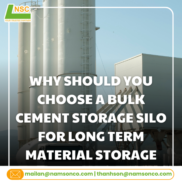 Why should you choose a bulk cement storage silo for long term material storage
