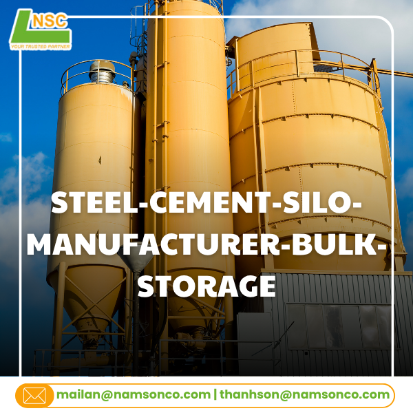 Steel Cement Silo Manufacturer For Bulk Storage Industrial Large Capacity Cement Silo Durable Storage Solution